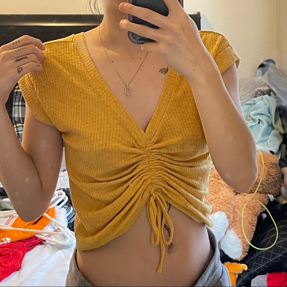 Yellow Tank Top.